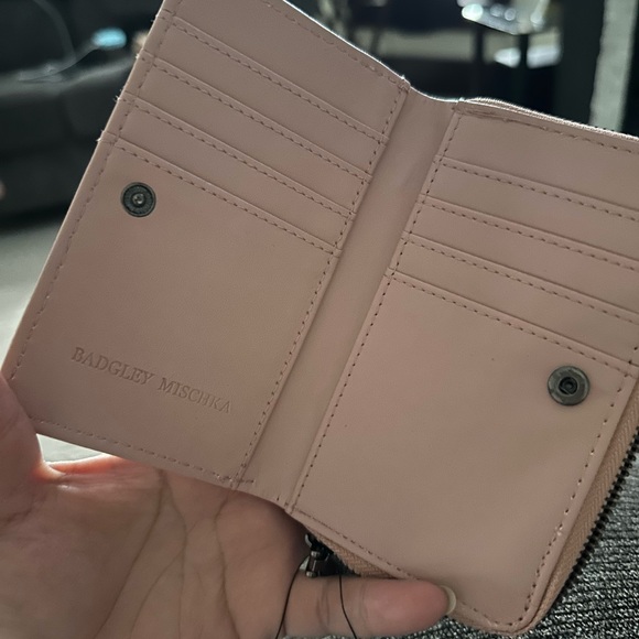 Pink Croc-Embossed Wallet - Picture 3 of 5